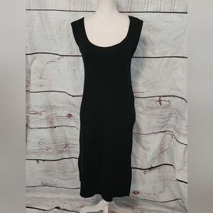 Ralph Lauren Black Label Scoop Neck Knit Dress Size Medium NWT